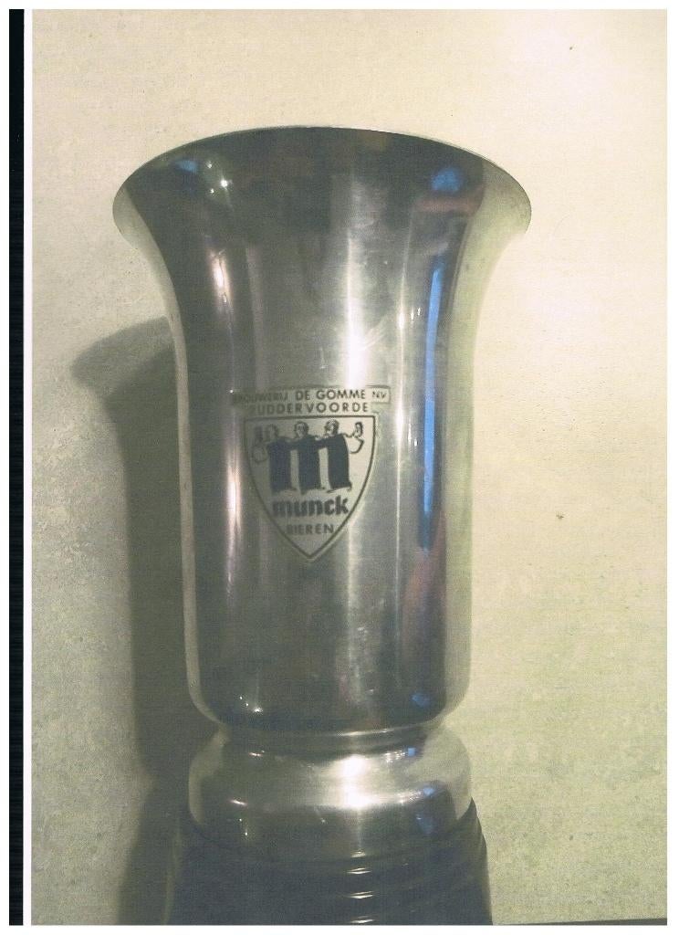 BROUWERIJ DE GOMME MUNCK PILS TROFEE BEKER, Verzenden, Zo goed als nieuw, Overige typen