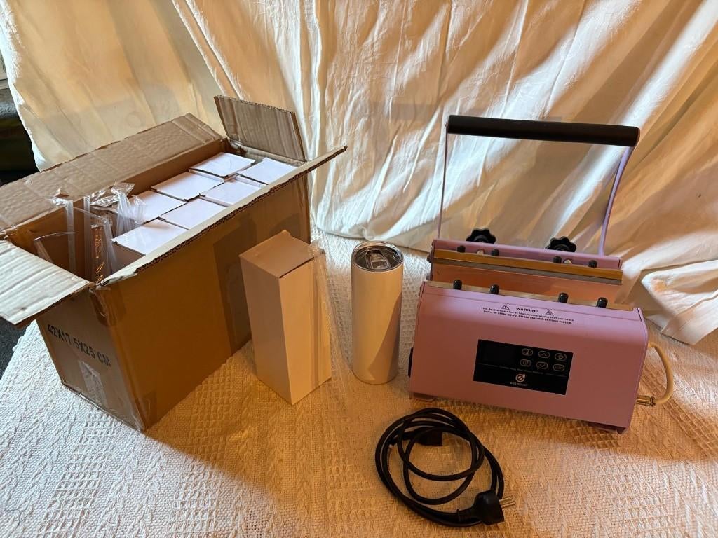 tumbler warmtepers, Ophalen, Zo goed als nieuw, Materiaal