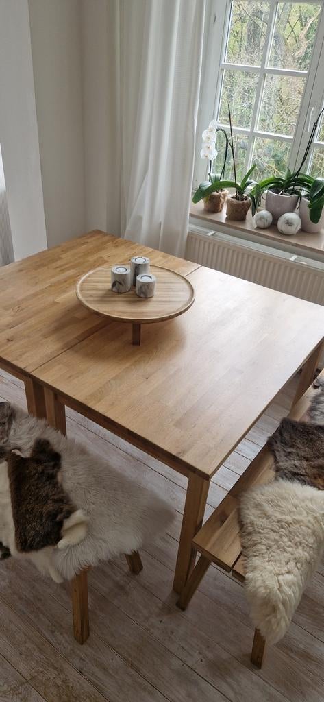Tables en bois,banc, salon. Parfait état, Maison & Meubles, Enlèvement