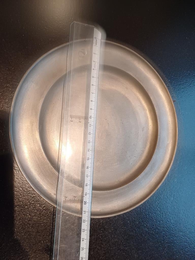 Tinnen bord, Antiek en Kunst, Ophalen of Verzenden