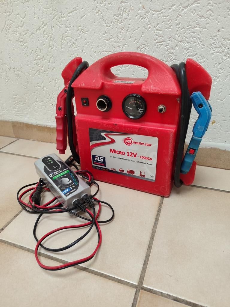 Booster SOS micro 1000ca, Ophalen