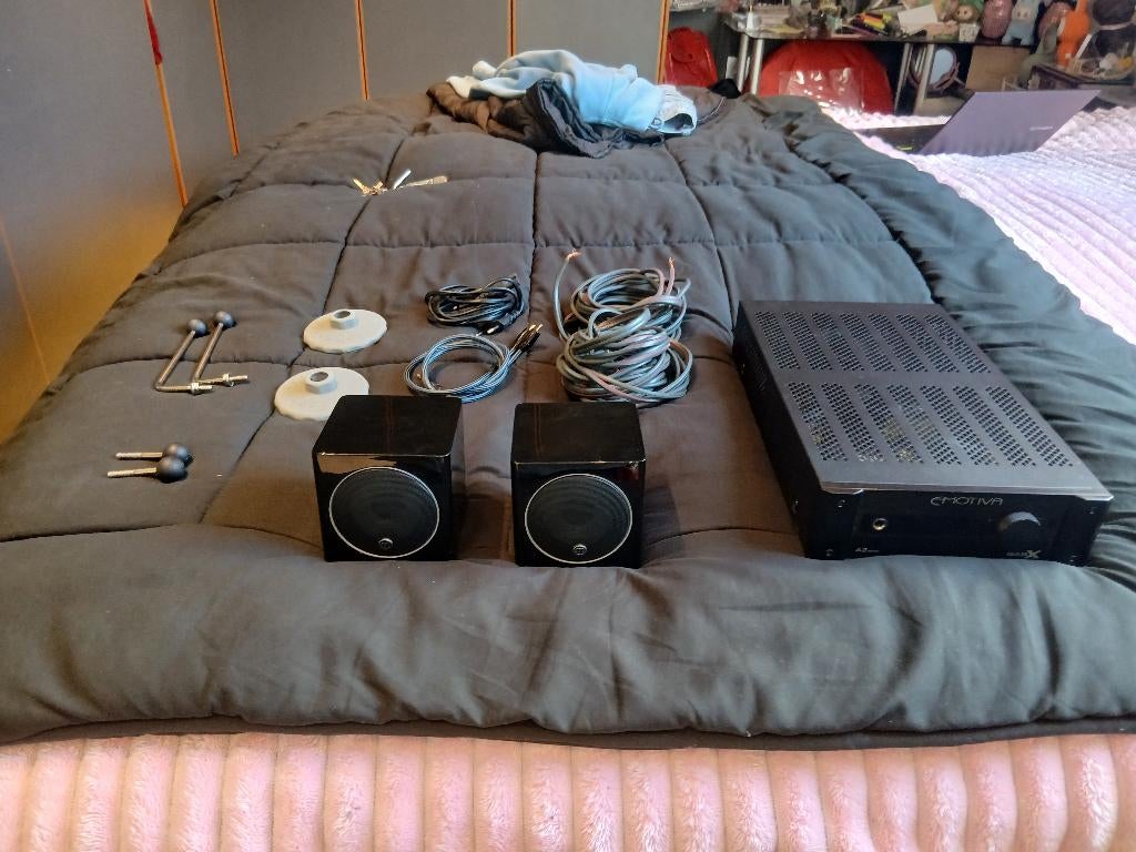 Audio System_Monitor Audio / Emotiva / Audioquest, Audio, Tv en Foto, Luidsprekerboxen, Zo goed als nieuw, Surroundset zonder subwoofer