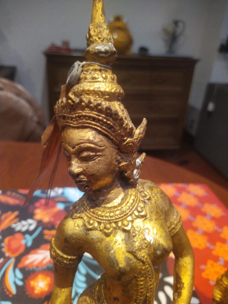 statue thaïlandaise bronze, Ophalen of Verzenden, Brons