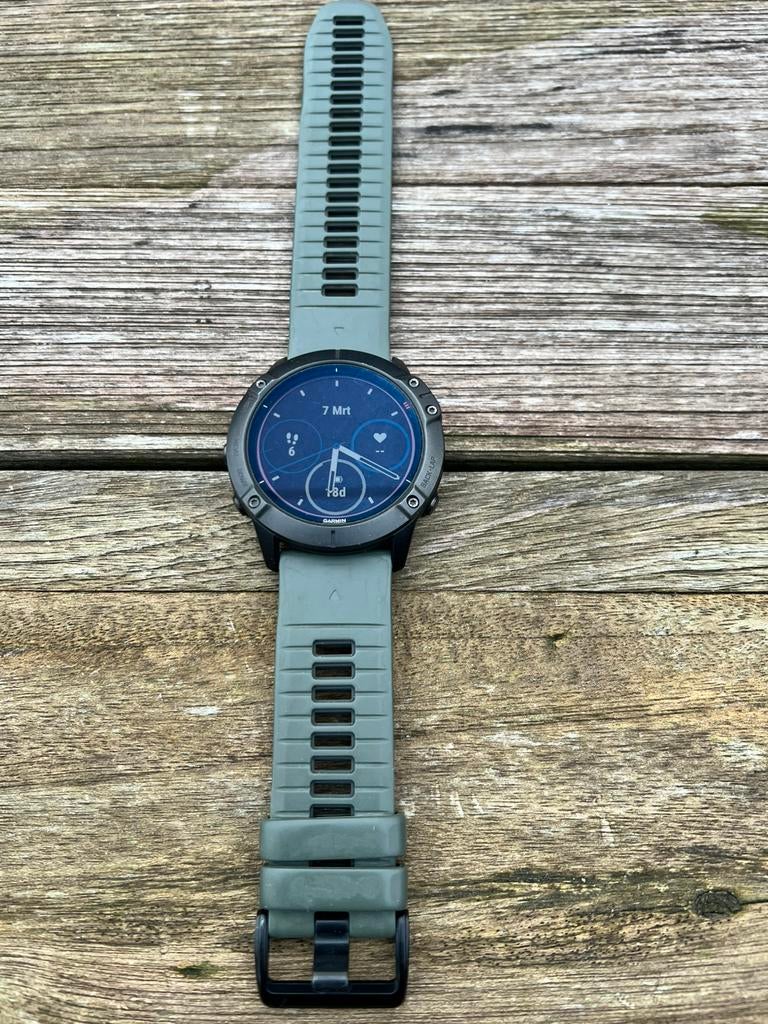 Garmin fenix 6 pro solar 51mm, Enlèvement ou Envoi, Comme neuf, Noir