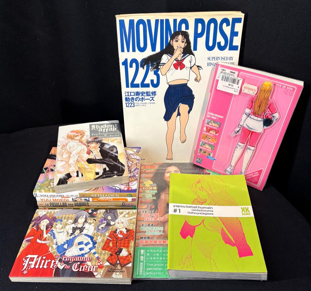 MANGA, Lot de 10 articles, Livres, Design graphique, Enlèvement ou Envoi, Diverse auteurs, Comme neuf