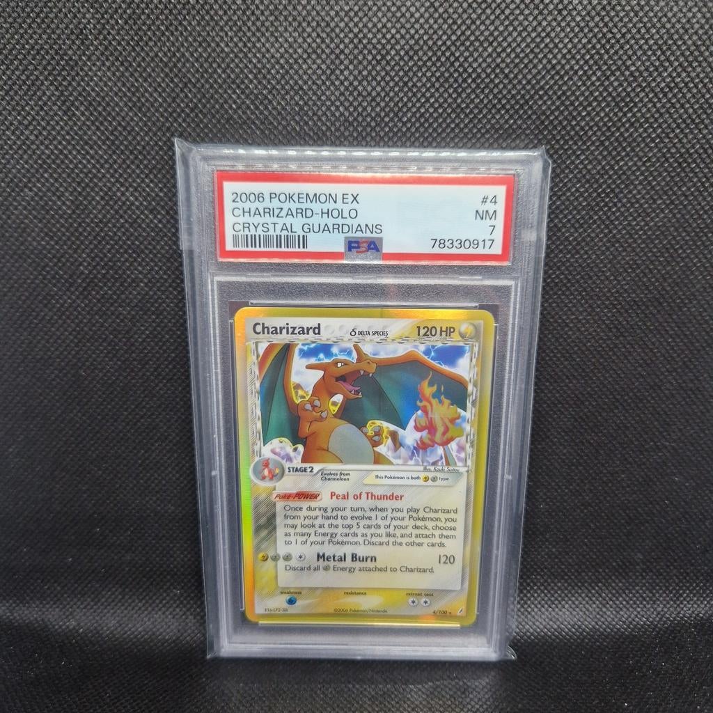Charizard Holo Crystal Guardians PSA 7, Ophalen of Verzenden