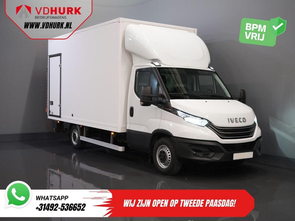 Iveco Daily 35S18HV 3.0 Aut. ZF BPM VRIJ! Bakwagen Laadklep/, Auto's, Bestelwagens en Lichte vracht, Automaat, Iveco, Wit, Bedrijf