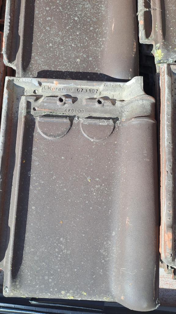 Dakpannen stormpan 44 oud koper, Doe-het-zelf en Bouw, Dakpannen en Dakbedekking, Ophalen, Gebruikt, 15 m² of meer, Dakpannen