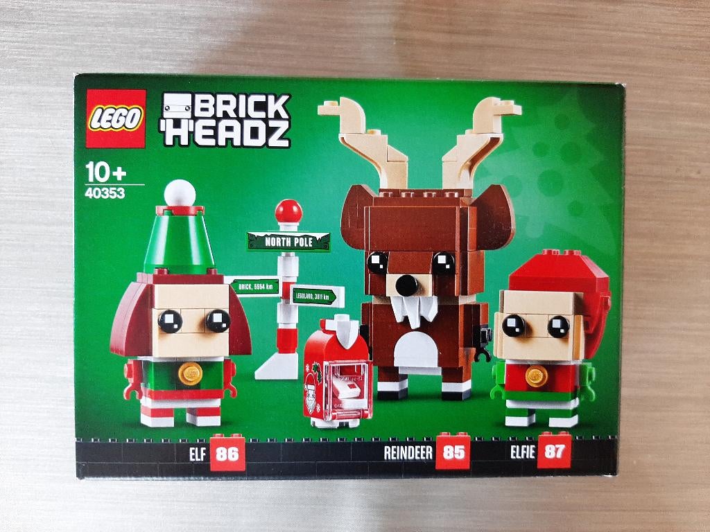 Lego Brickheadz 40353: rendier/elf, BrickHeadz, Lego, Nieuw, Ophalen of Verzenden