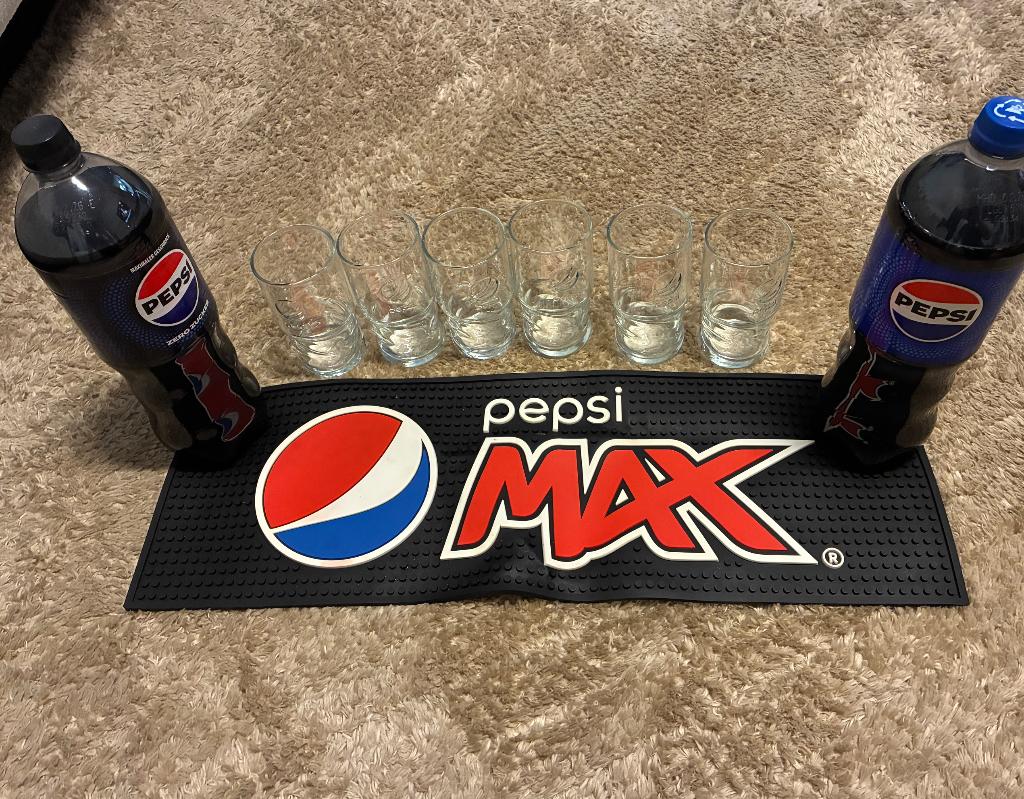 Pepsi-barmat, Verzamelen, Merken en Reclamevoorwerpen, Ophalen of Verzenden, Zo goed als nieuw, Reclamebord