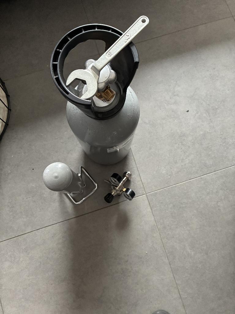 aquarium gastank CO2, Dieren en Toebehoren, Vissen | Aquaria en Toebehoren, Ophalen, Gebruikt, Filter of Co2