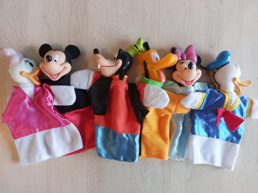 Mickey Mouse handpoppenset (6 stuks), Enlèvement, Mickey Mouse