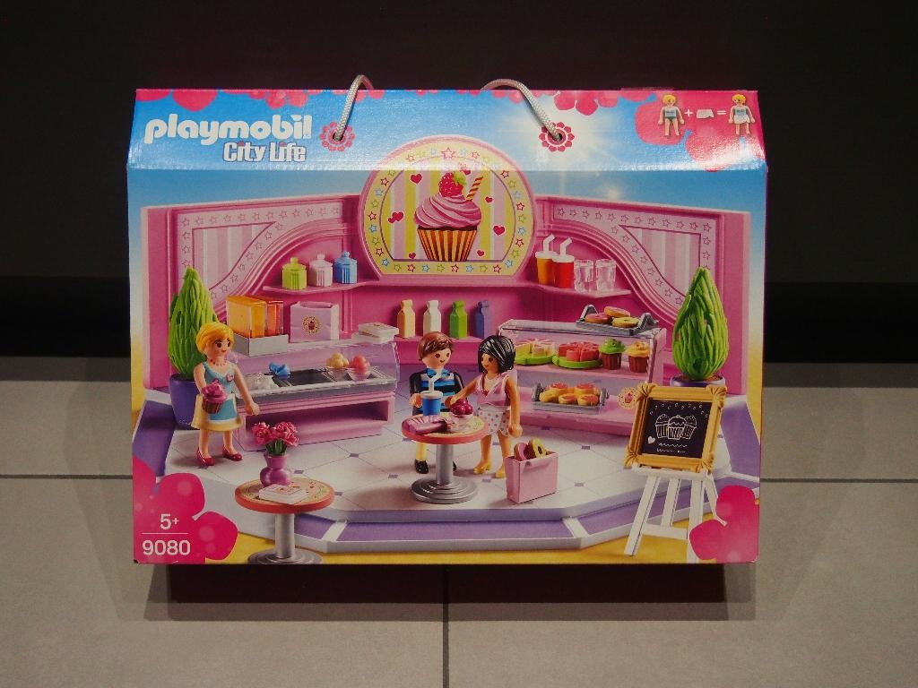 Playmobil set 9080 Taartenwinkel in nieuwstaat, Ophalen, Zo goed als nieuw, Complete set