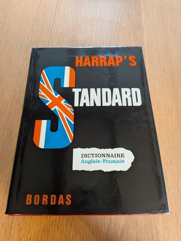 Dictionnaire anglais-français Harraps. Bordas, Enlèvement, Comme neuf, Anglais