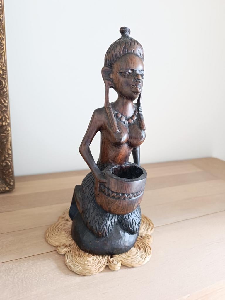 Afrikaans beeld., Antiek en Kunst, Kunst | Beelden en Houtsnijwerken, Ophalen
