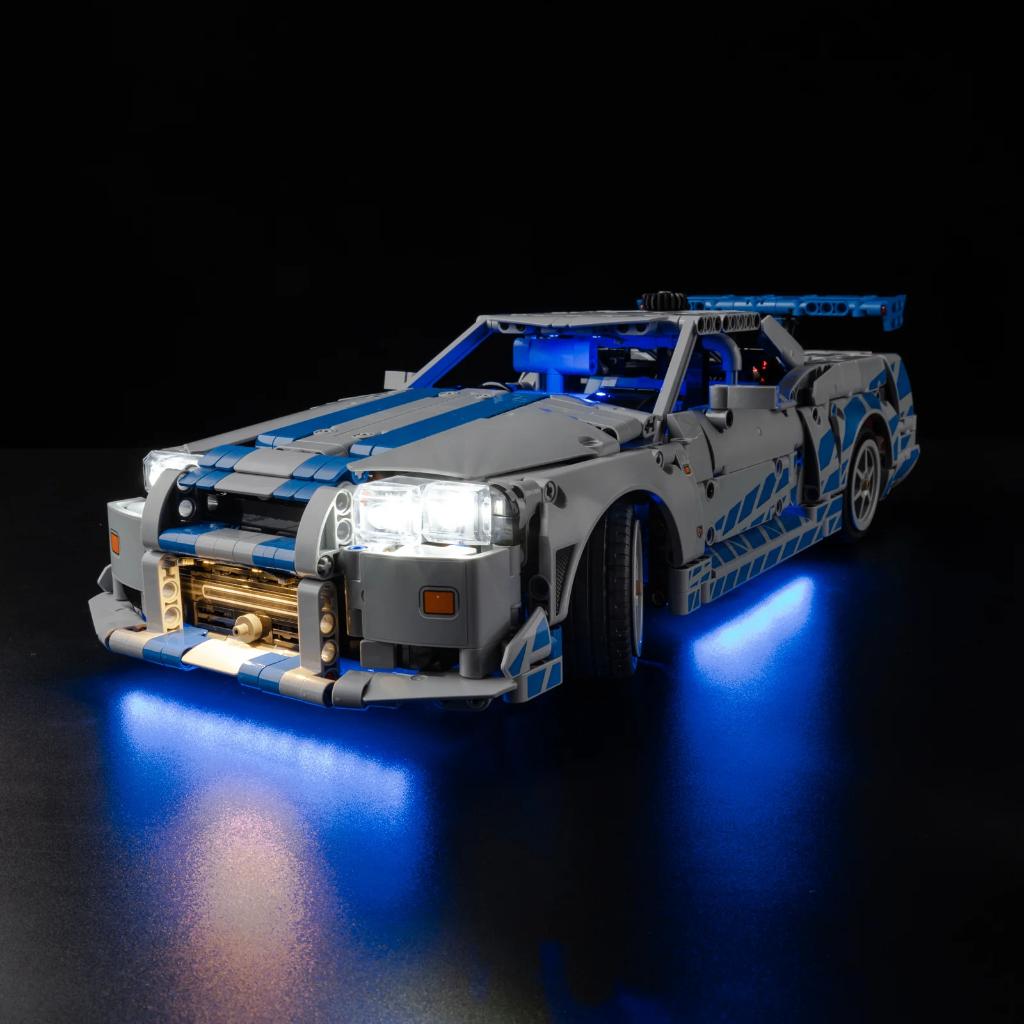 LED Verlichting voor Nissan Skyline GT-R (R34) 42210 Nieuw, Kinderen en Baby's, Speelgoed | Bouwstenen, Nieuw, Overige merken