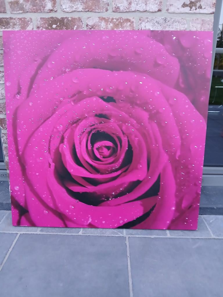 Mooi schilderij bloem, Antiek en Kunst, Ophalen