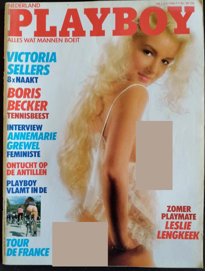 Playboy NL (2st) Juli 1986, Augustus 1986, Verzamelen, Verzenden, 1980 tot heden, Tijdschrift