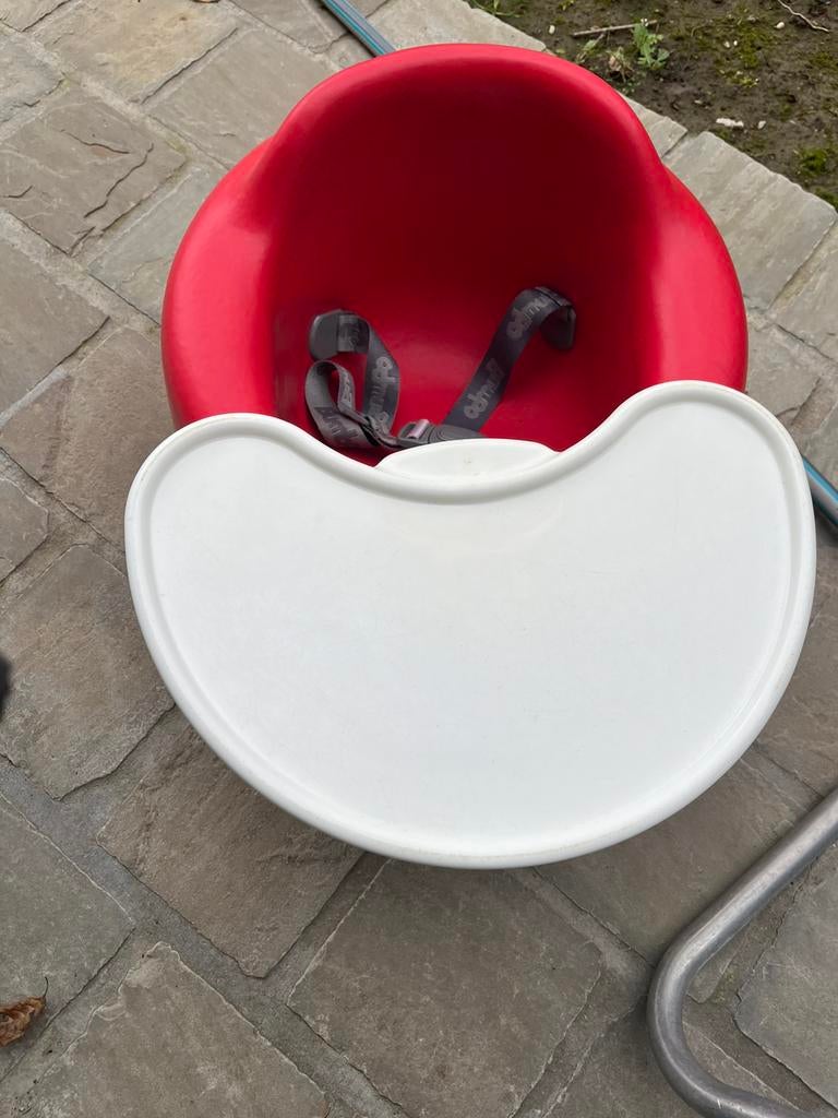 Eén bumbozitje met riempjes en tafelbladje, Kinderen en Baby's, Ophalen, Zo goed als nieuw