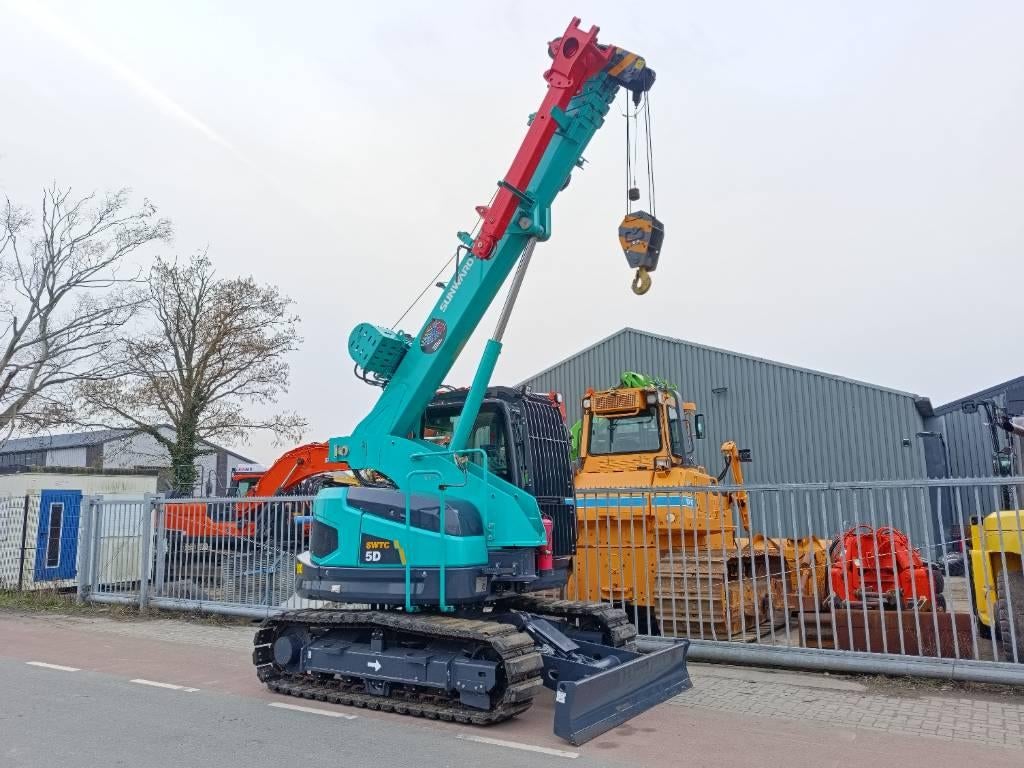 Sunward SWTC 5 D rups hijskraan crane 10 tm 5000 kg 20 m, Zakelijke goederen, Machines en Bouw | Kranen en Graafmachines, Kraan