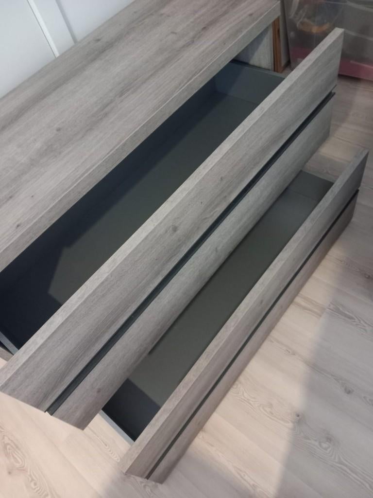 Lot de 2 Commodes 2 tiroirs, 25 à 50 cm, Moins de 100 cm, 100 à 150 cm, Enlèvement