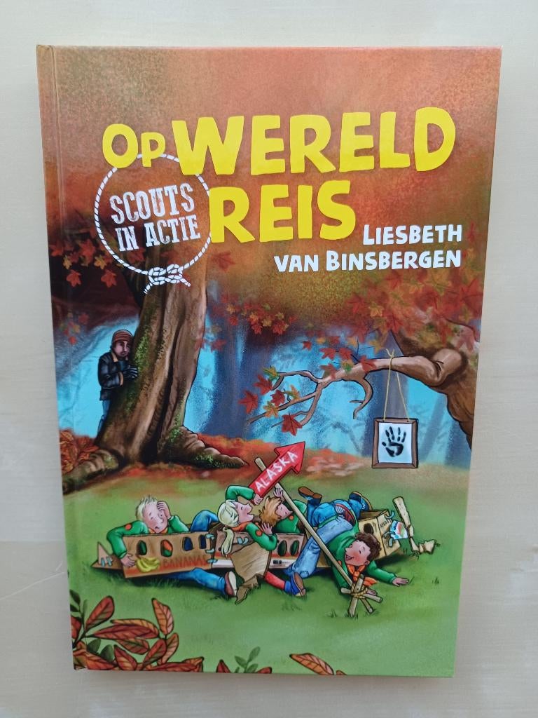 AVI E5 - Scouts in actie 2 - Op wereldreis, Ophalen of Verzenden, Nieuw, Liesbeth Van Binsbergen, Fictie algemeen