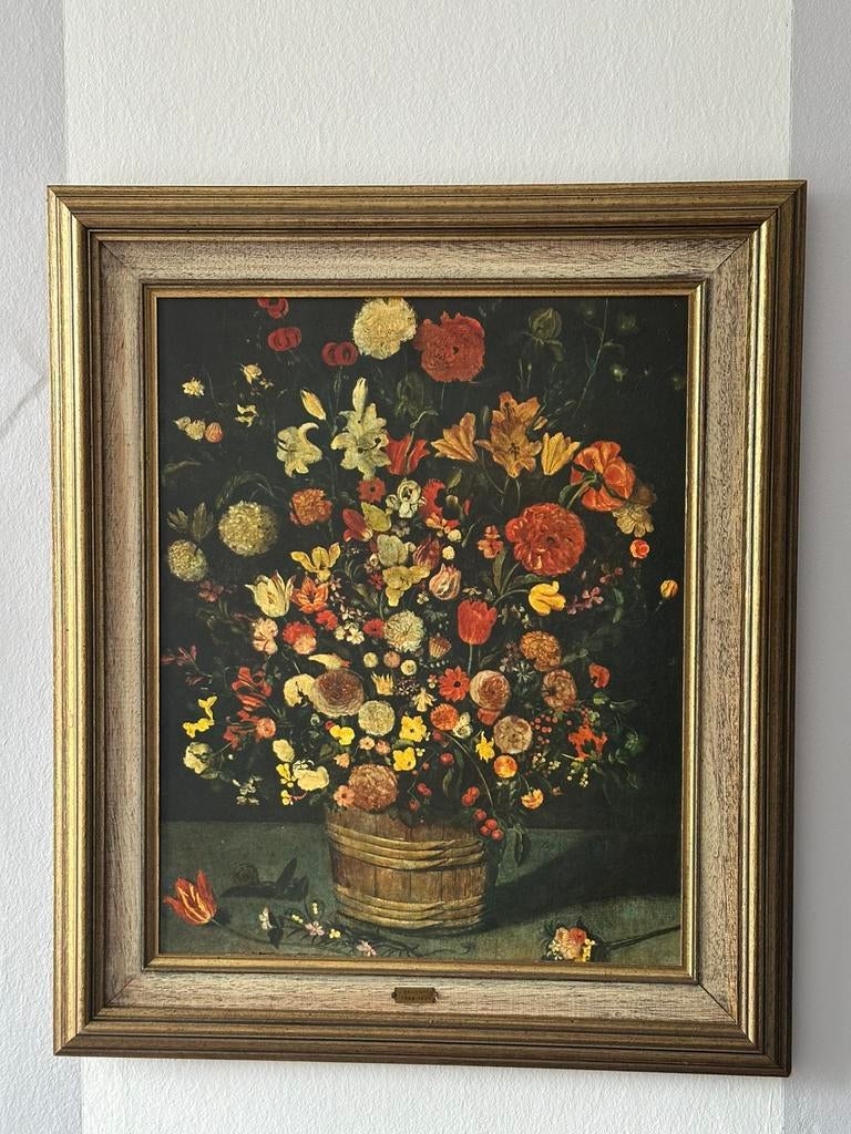 Tableau décoratif – reproduction style Jan Brueghel, Antiek en Kunst, Ophalen