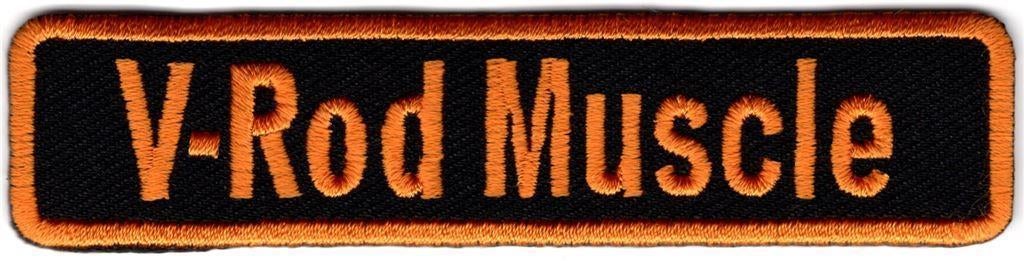 Harley Davidson V-Rod Muscle stoffen opstrijk patch embleem, Motoren, Verzenden, Nieuw