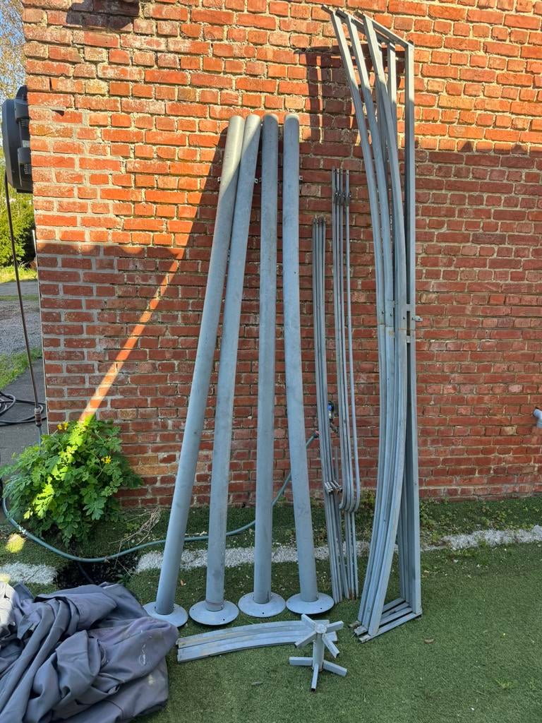 Mooie pergola met drie zijwanden, Tuin en Terras, Overkappingen, Ophalen, Zo goed als nieuw