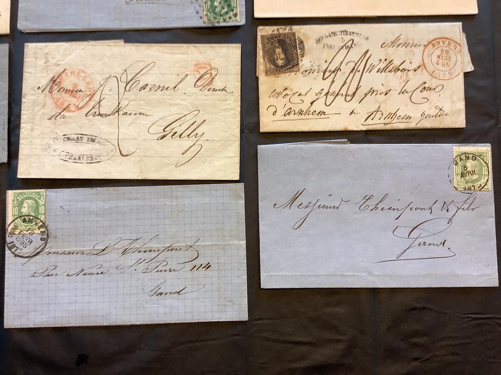 Courrier anciens  pli Belgique /France  sur timbre, Timbres & Monnaies, Timbres | Europe | Belgique, Enlèvement ou Envoi