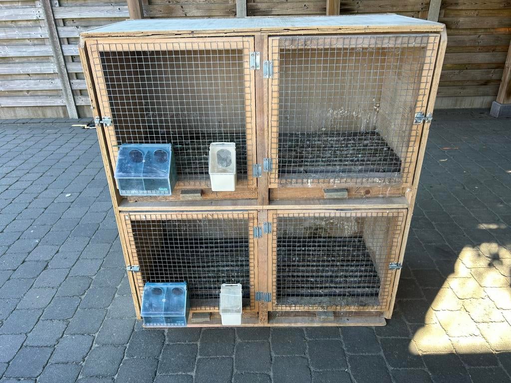 Dubbele kweekbox, Dieren en Toebehoren, Ophalen, Gebruikt, Hout, Broedkooi of Kweekkooi