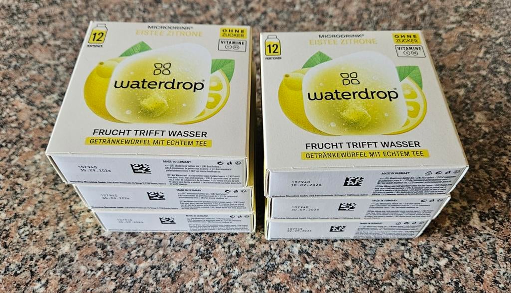 Waterdrop 6x citroen ijsthee, Ophalen of Verzenden