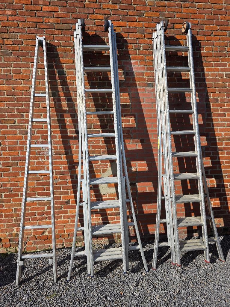 Ladders, Doe-het-zelf en Bouw, Ophalen, Zo goed als nieuw, Ladder, 4 meter of meer