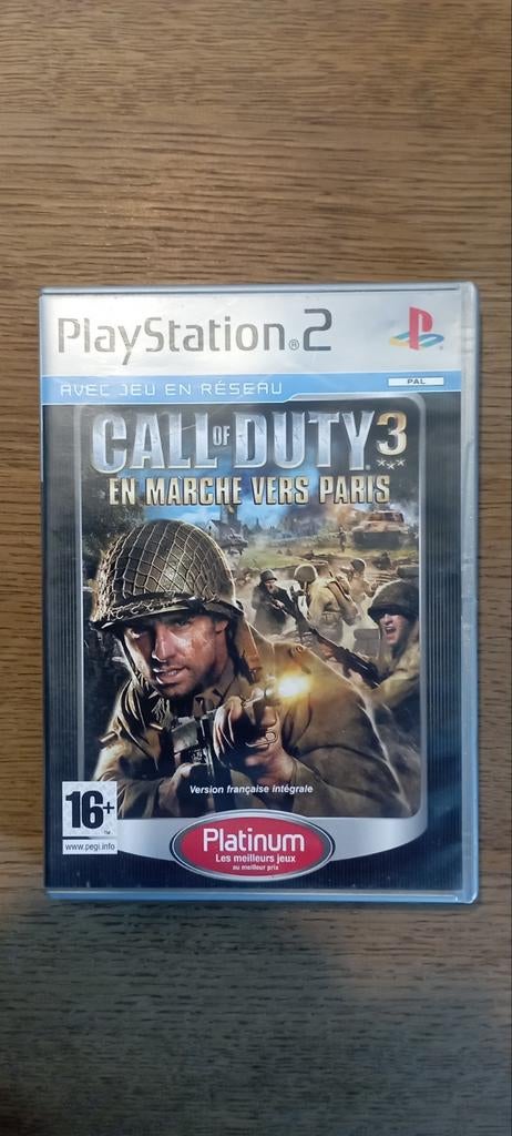 Jeux Call of Duty 3 en marche vers Paris  PS2, Consoles de jeu & Jeux vidéo, Jeux | Sony PlayStation 2, Enlèvement ou Envoi