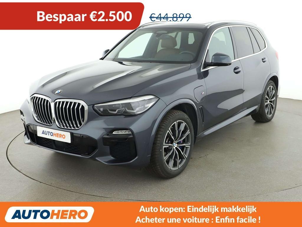 BMW X5 xDrive 45e M Sport (bj 2020, automaat), Auto's, Automaat, 32 g/km, Gebruikt, Leder