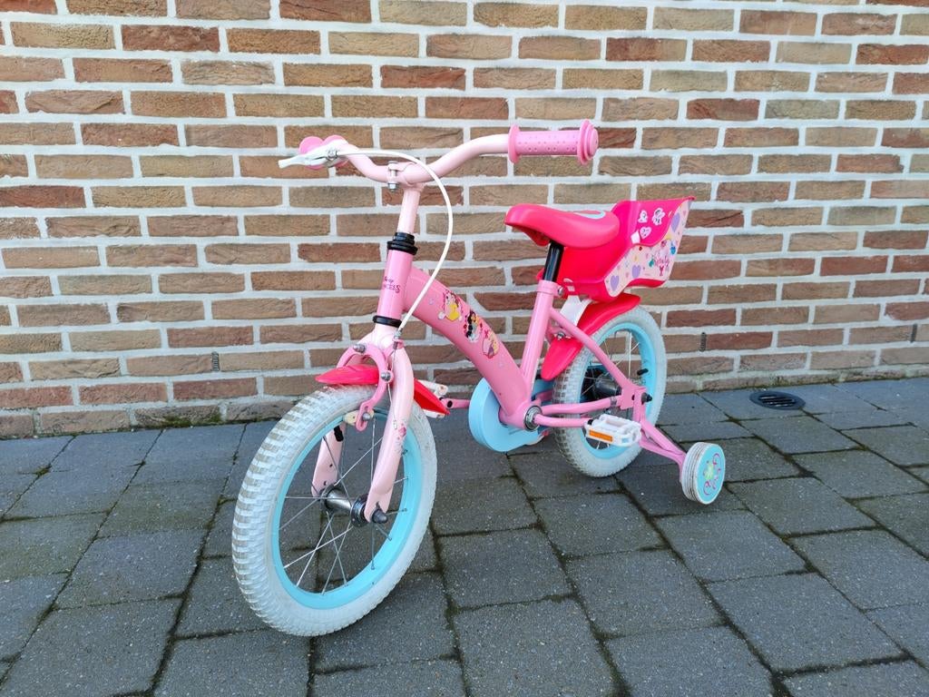 Kinderfiets 14 inch Disney princess, Fietsen en Brommers, Ophalen