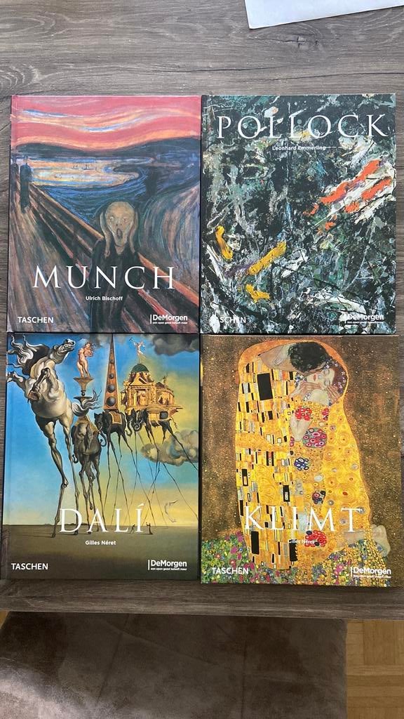 Lot 3 kunstboeken Taschen - Dali Klimt Munch, Boeken, Ophalen of Verzenden, Zo goed als nieuw