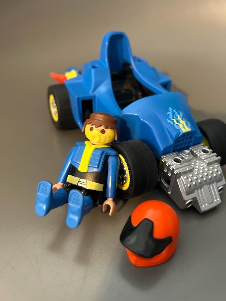 Playmobil 4181 - Voiture transformable bleue (buggy racer), Enlèvement, Utilisé, Ensemble complet