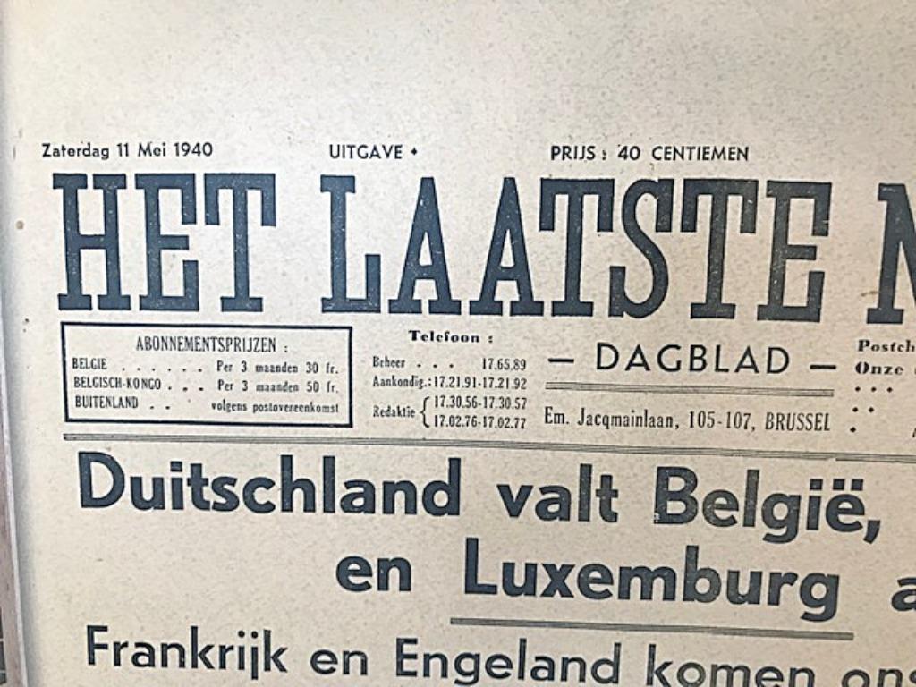 WW2 Oorlogskranten over wereldoorlog II 😎💑🙏🎁🤗👌, Boeken, Ophalen of Verzenden, Zo goed als nieuw, Algemeen, Laatste Nieuws