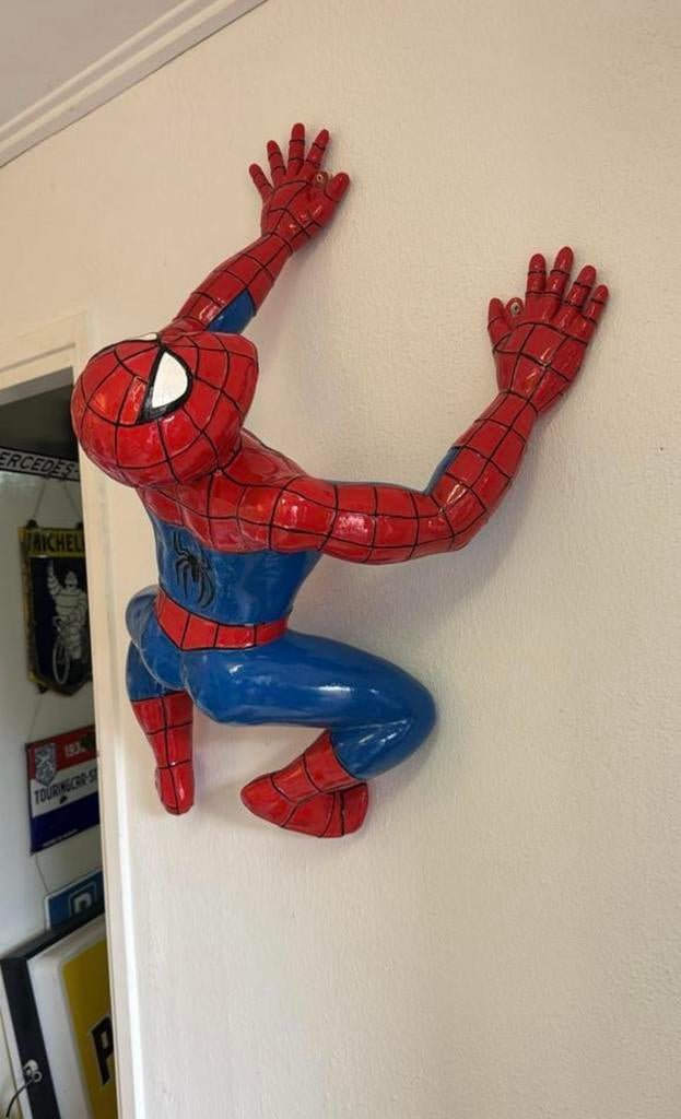 Groot Spiderman beeld, Verzamelen, Ophalen, Zo goed als nieuw, Fantasy