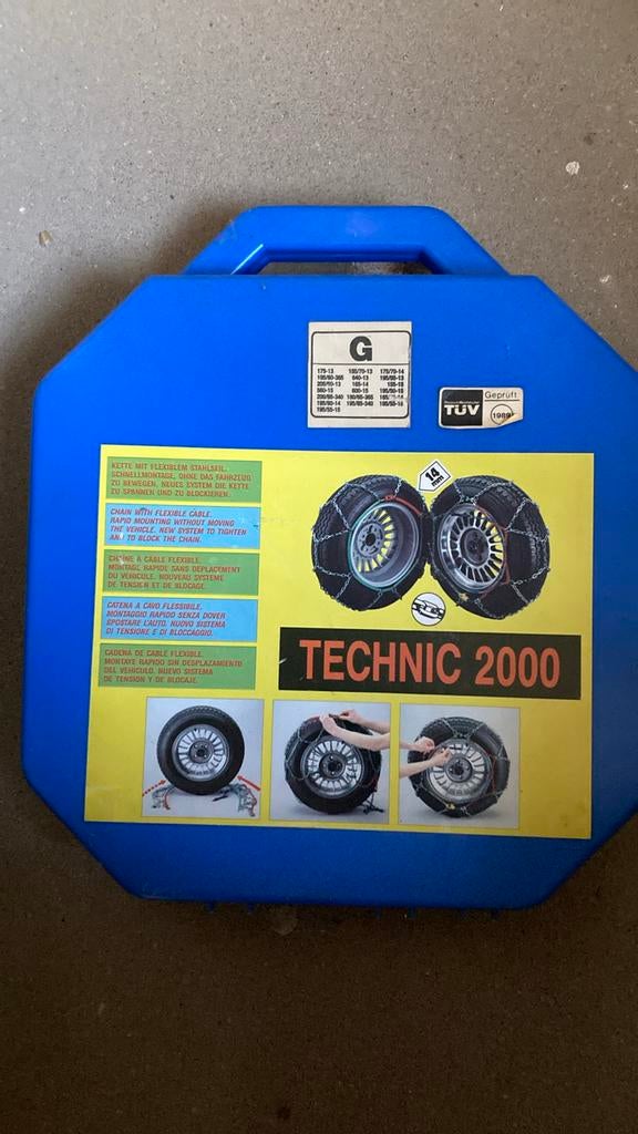 Sneeuwkettingen type G, Ophalen of Verzenden, Zo goed als nieuw