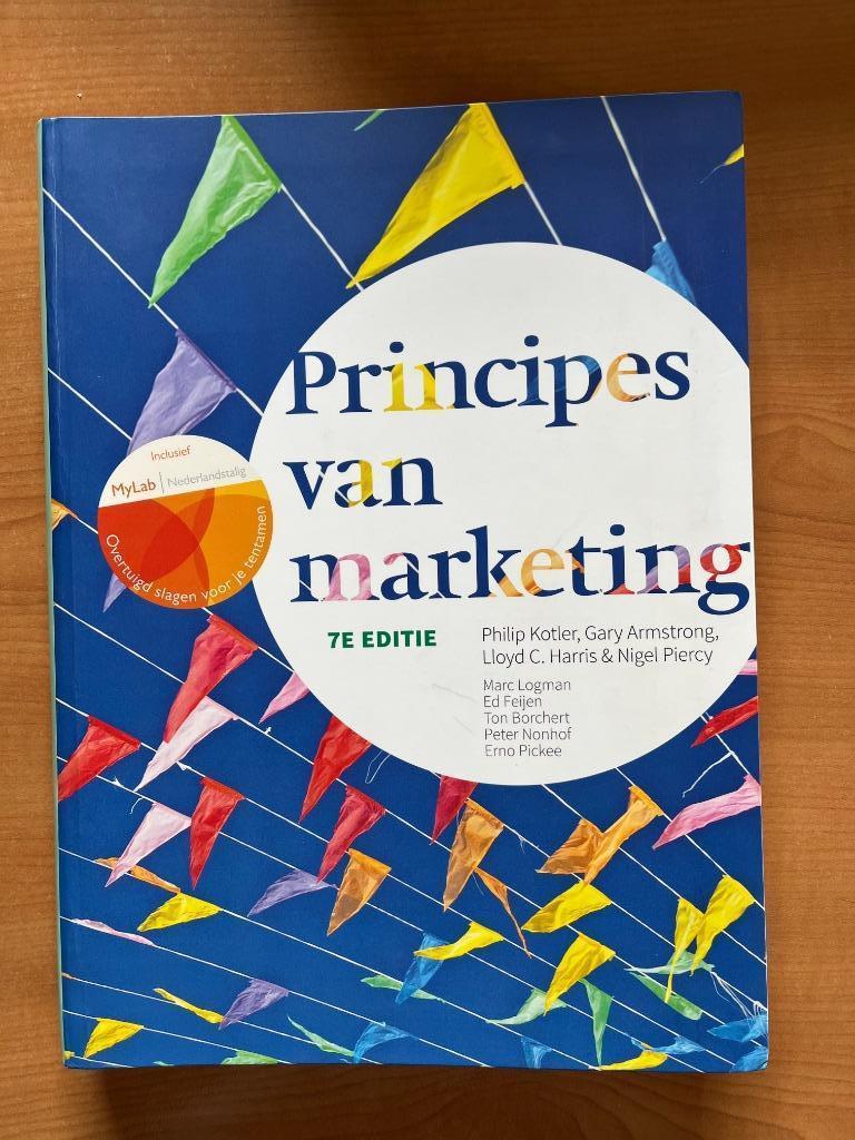 Principes van Marketing, Boeken, Studieboeken en Cursussen, Ophalen, Zo goed als nieuw
