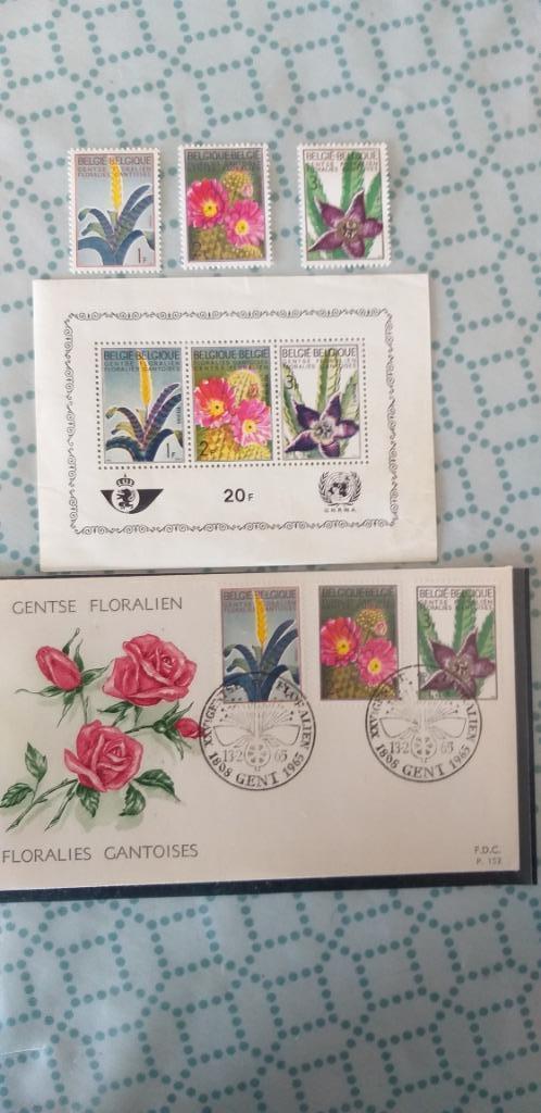 Timbres belges Floralies Gantoises III, Timbres & Monnaies, Enlèvement ou Envoi