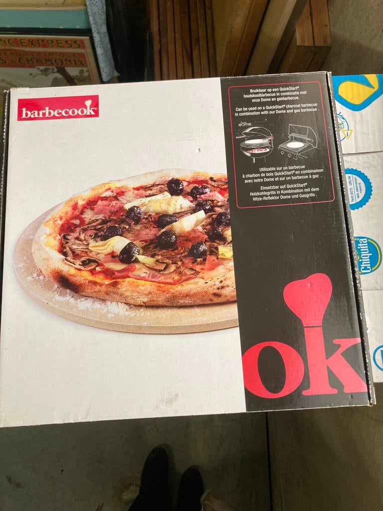 Barbecook pizzasteen 36 cm, Barbecook, Barbecook, Nieuw, Ophalen of Verzenden
