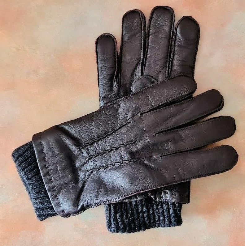 Gants d’hiver sportifs hommes en cuir avec doublure, Enlèvement ou Envoi, Neuf, Autres tailles, Gants