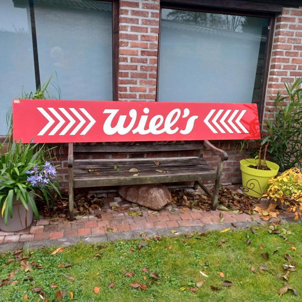 Publicité pour la bière Wiels, Collections, Marques de bière, Enlèvement ou Envoi, Comme neuf