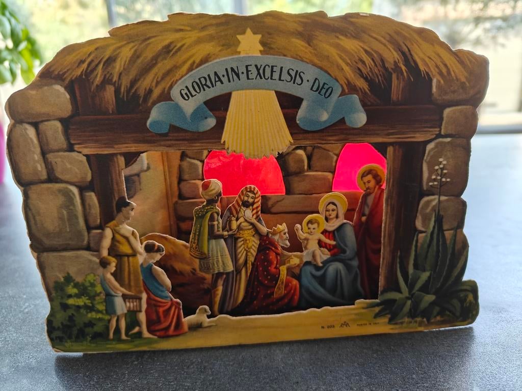 Scènes de Noël 3D (1940-1960) rares, Enlèvement ou Envoi, Utilisé