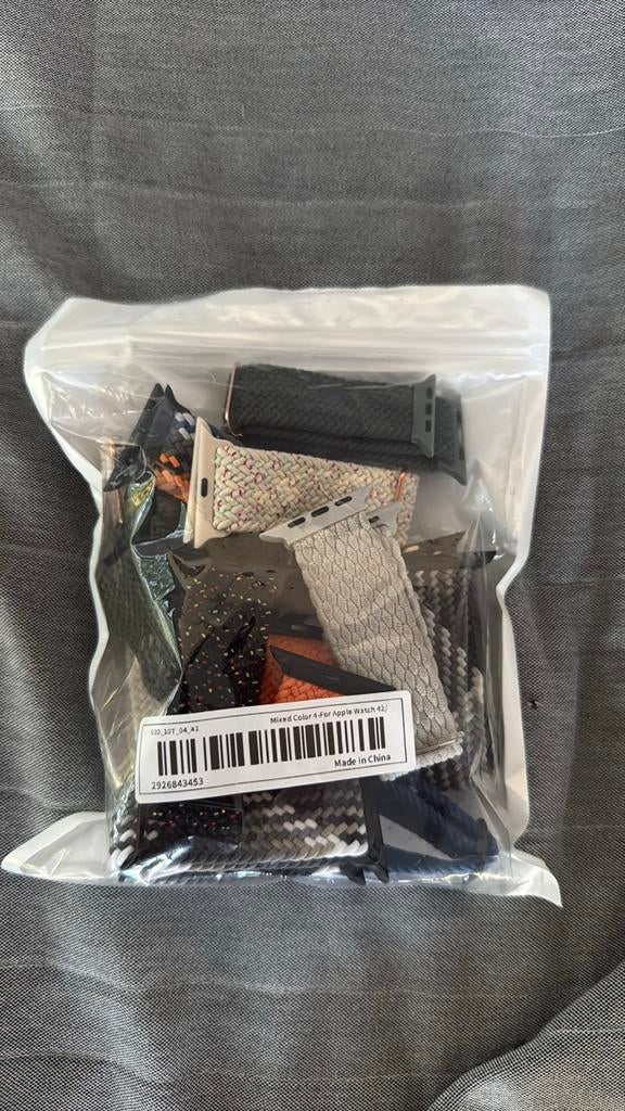 Volledige set apple watch se bandjes (44 mm), Ophalen, Zwart, IOS, Nieuw