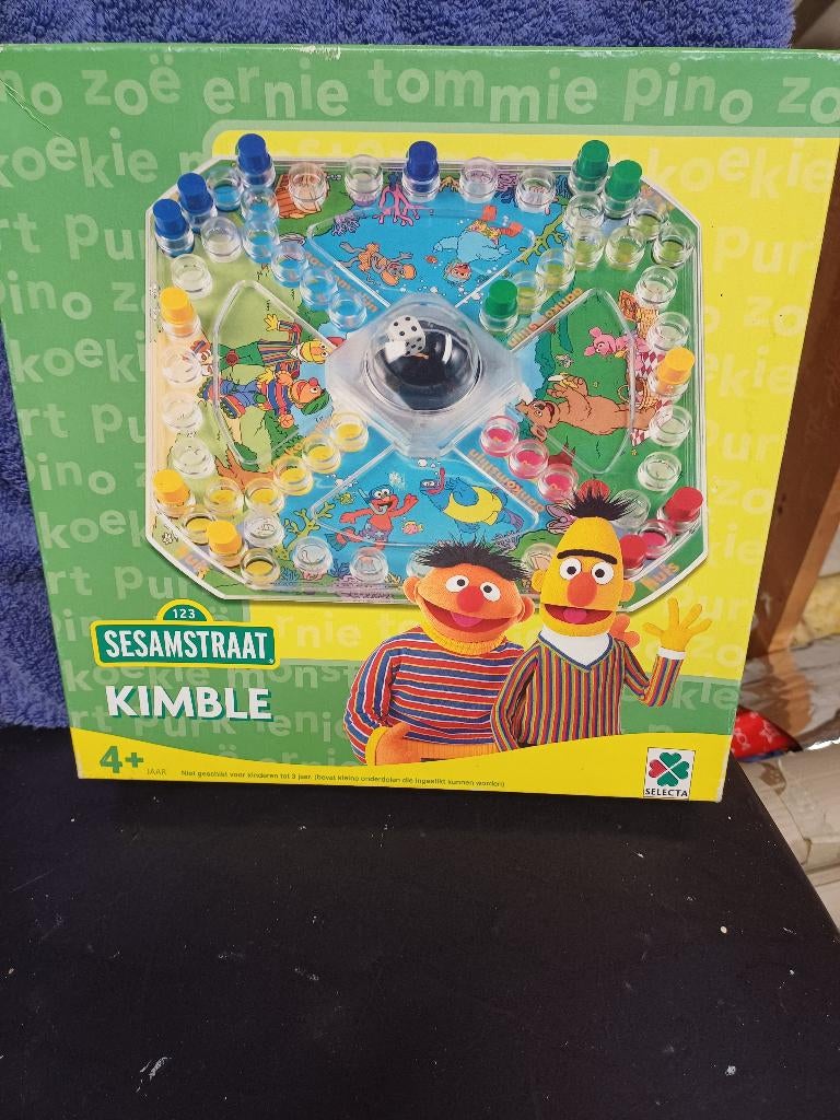 Kimble sesamstraat, Hobby en Vrije tijd, Ophalen, Gebruikt, Een of twee spelers, Selecta