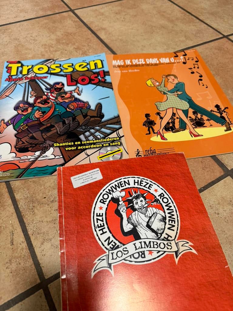 Bladmuziek boekjes, Muziek en Instrumenten, Bladmuziek, Ophalen, Gebruikt, Overige soorten, Overige genres